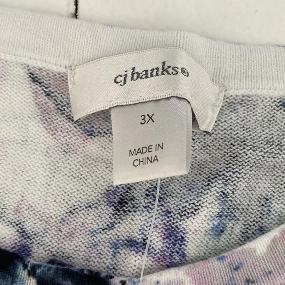 New CJ Banks button up sweater 100% cotton - Picture 6 of 10